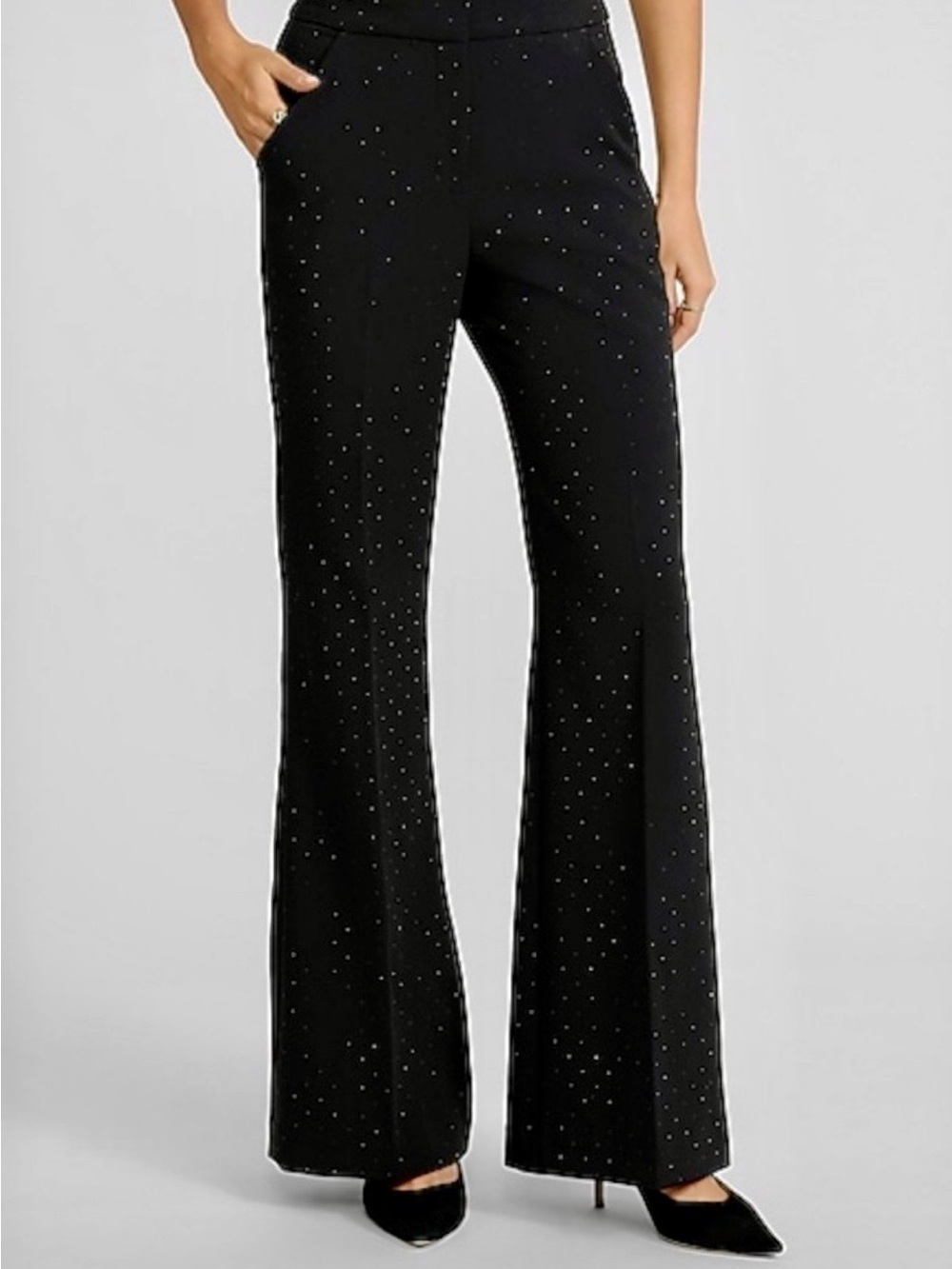 Express Black Rhinestone dressy Pants